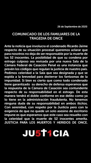 Le concedieron la libertad a Ricardo Jaime por la tragedia de Once pero seguirá preso por otras dos causas