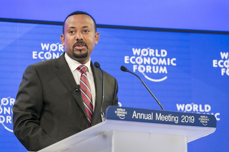 23-01-2019 El primer ministro de Etiopía, Abiy Ahmed POLITICA (C) WORLD ECONOMIC FORUM / BENEDIKT VON LOEBELL
