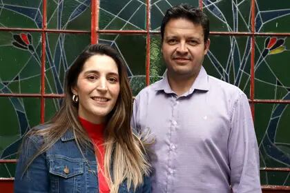 Manuela Castañeira y su compañero de fórmula, Lucas Ruiz