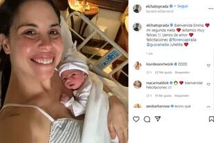 El Chato Prada compartió la llegada de su nieta Emma (Foto: Instagram @elchatoprada)