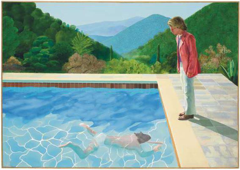 Portrait of an Artist (Pool with two figures) - David Hockney, 1972