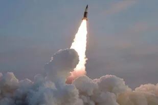17/01/2022 Misil táctico de corto alcance lanzado por Corea del Norte POLITICA ASIA ASIA COREA DEL SUR COREA DEL NORTE PRENSA OFICIAL DE COREA DEL NORTE