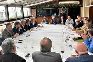 El ministro Sergio Massa se presentó en la reunión de Coninagro