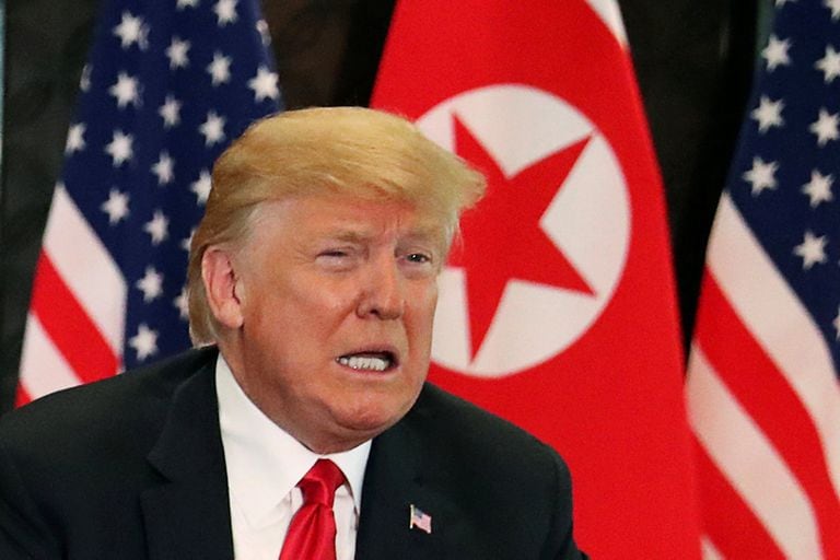 El presidente de Estados Unidos convocó a una conferencia de prensa, tras la firma del acuerdo con Kim Jong-un