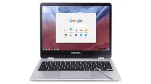 Una Samsung Chromebook Plus, con Chrome OS y aplicaciones de Android