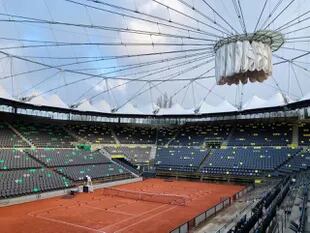 El Hamburg-Rothenbaum, estupendo estadio donde se juega el ATP 500 de Hamburgo y que en septiembre recibirá a la Copa Davis.
