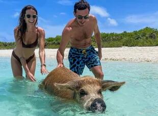Diana Arnopoulos y Pico Mónaco disfrutan unas paradisíacas vacaciones en Bahamas