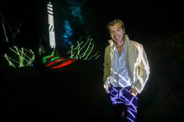 Yamil Le Parc presentó el sábado el mapping con obras de su padre, Julio Le Parc