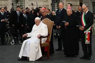 El papa Francisco, en Roma. (Vincenzo PINTO / AFP)