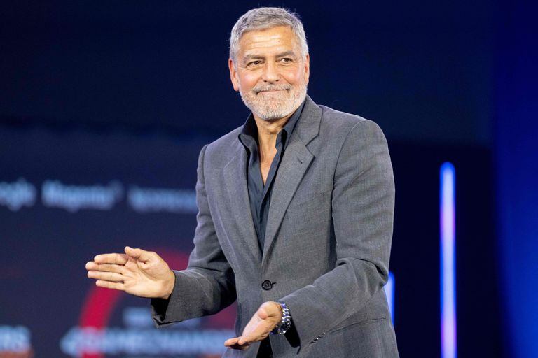 George Clooney dio una charla en Viena en el marco del Festival Game Changers