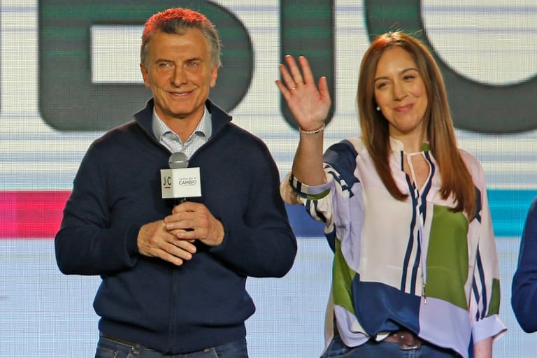 Mauricio Macri y María Eugenia Vidal