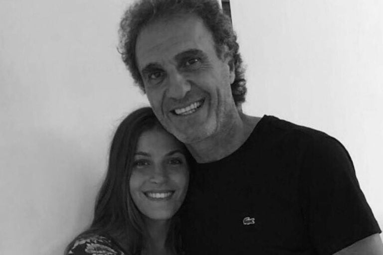 Oscar Ruggeri y su hija Federica