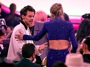 Cuando te encontrás con tu ex... Harry Styles y Taylor Swift se cruzaron durante esta entrega de premios Grammy