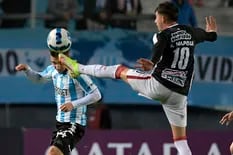 Racing perdió goles, cayó con River de Uruguay 1-0 y se quedó afuera de la Sudamericana