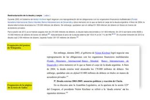 Otro fragmento de la tesis de Fabiola Yañez que es similar a la entrada de Wikipedia.