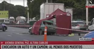 Un Renault 12 embistió desde atrás a un camión