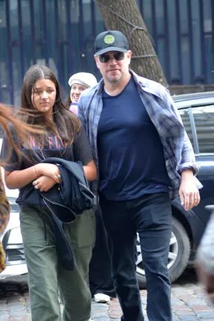 El actor Matt Damon vino a la Argentina por compromisos laborales y personales