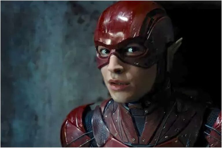 Ezra Miller en la piel de Flash