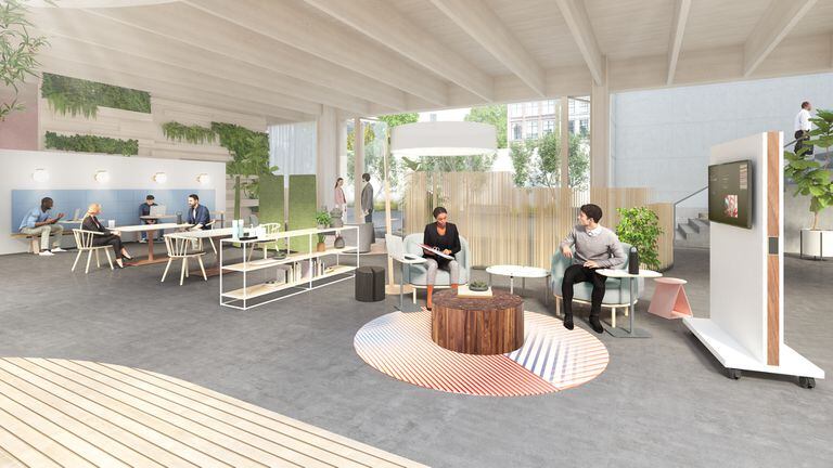 Cuatro estudios de arquitectura proponen cómo serán las oficinas del futuro