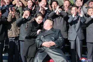 Kim Jong Un y su hija menor de edad