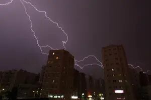 Alerta meteorológica por fuertes tormentas y caída de granizo en Buenos Aires