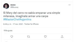 Las redes sociales fulminaron a Mery del Cerro en su participación en MasterChef Argentina (Telefe) este miércoles