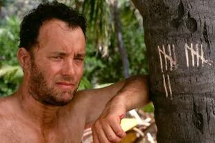 Tom Hanks en la isla de Náufrago