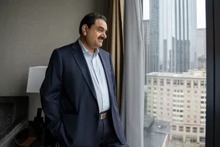 Gautam Adani, presidente y fundador del Grupo Adani, en Boston, el año pasado. (Scott Brauer para The New York Times)