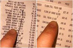 Mostró en el ticket cómo cambió el precio de los huevos en un año en EE.UU. y se indignó