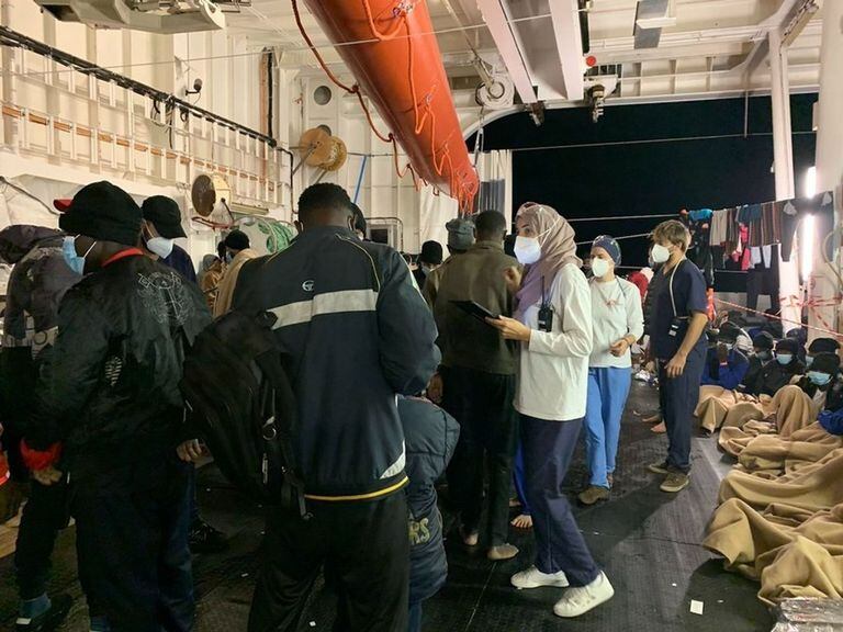 Médicos Sin Fronteras rescata a casi 90 migrantes en aguas del Mediterráneo procedentes de Libia