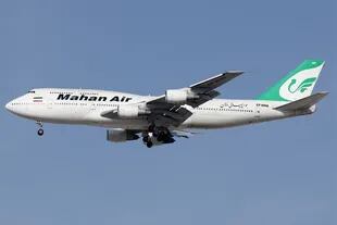El avión que aterrizó en Ezeiza, cuando usaba matricula y bandera iraní