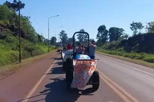 Productores yerbateros realizaron un tractorazo y crece el malestar en Misiones