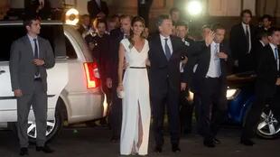 Macri y Awada llegan a la gala en el Colón