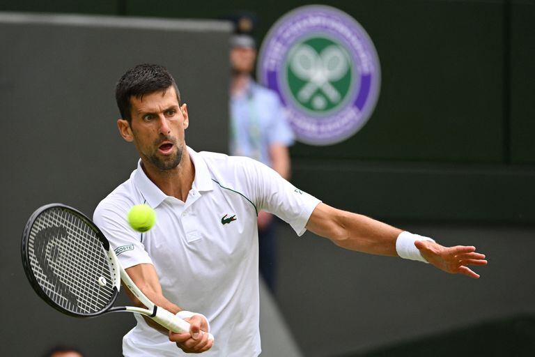 Novak Djokovic venció a Jannik Sinner y jugará las semifinales de Wimbledon.