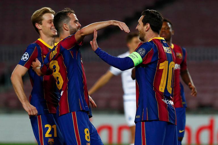 Un gol de Messi. Con los arqueros como figuras, Barcelona venció a Dinamo Kiev