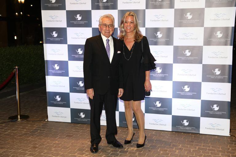 Luis Maria Sanguinetti ex presidente de Uruguay en la cena anual de la Fundación Libertad