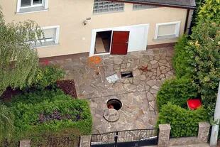 Vista aérea de la propiedad de Strasshof (Austria) donde permaneció secuestrada