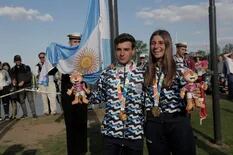 Medalla de oro para la Argentina: Dante Cittadini y Teresa Romairone, en vela