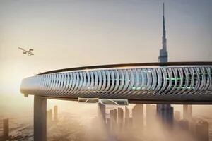 Construyen una ciudad a 500 metros de altura alrededor del rascacielos más alto del mundo