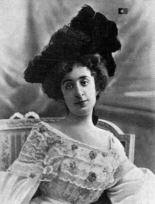 Regina Pacini en 1904, cuando decidió que abandonaría su carrera para casarse.