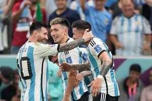 Enzo Fernández reveló qué le dijo Messi en el festejo de su gol contra México en el Mundial