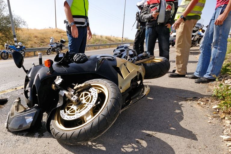 Las motos son de las más perjudicadas en los accidentes viales