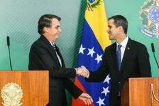 Guaidó. Recibió un espaldarazo de Bolsonaro y habló de su regreso a Caracas