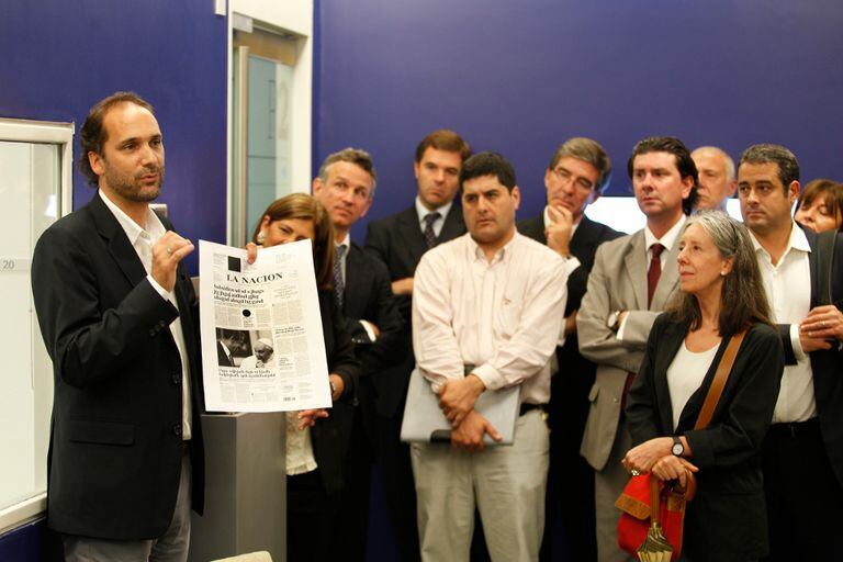 Carlos Guyot, secretario general de Redacción de la nacion, habló del proceso de producción del diario