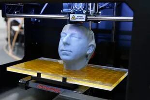 Una figura creada con la Maker Bot, una de las marcas destacadas en el segmento de las impresoras 3D