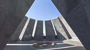 En el genocidio armenio fallecieron más de un millón y medio de personas. Hoy hay un monumento conmemorativo en la capital armenia, Ereván.