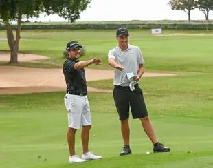 Mateo Fernandez de Oliveira y Abel Gallegos, dos golfistas argentinos a los que los une una gran amistad
