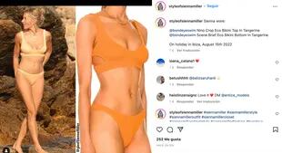 Sienna Miller was caught in Ibiza with a yellow bikini
