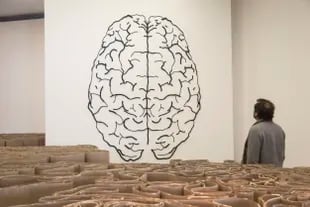 El cerebro como laberinto interior, en la obra de Yoan Capote