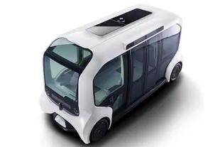 Un transporte autónomo Toyota e-Palette, adaptado para los Juegos Paralímpicos de Tokio